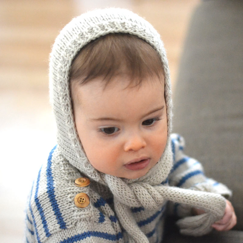Gaspard bonnet knitting kit