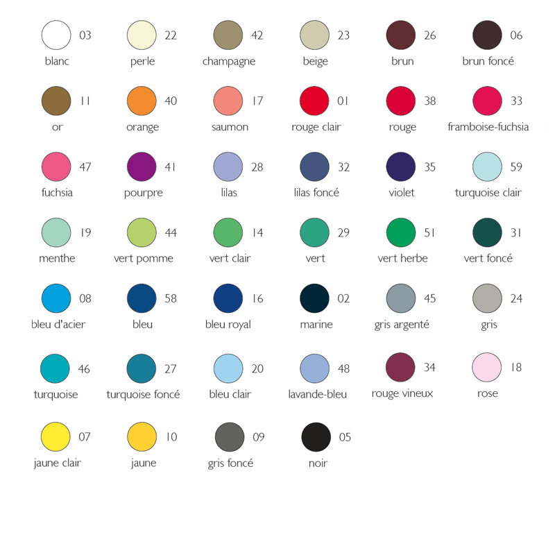 round Prym Color snaps colors