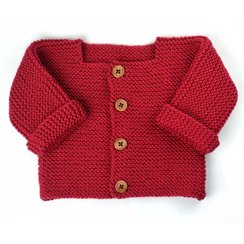 Paul vest an easy baby knitting kit